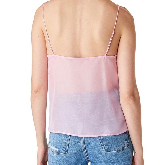 𝅺new J Brand Pink Silk Camisole Top US S - Picture 2 of 9
